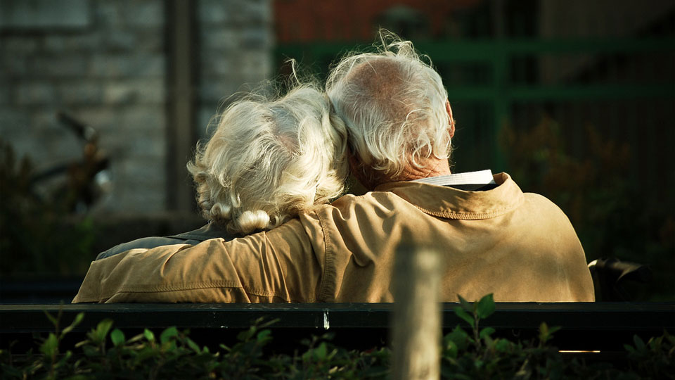 elderly couple