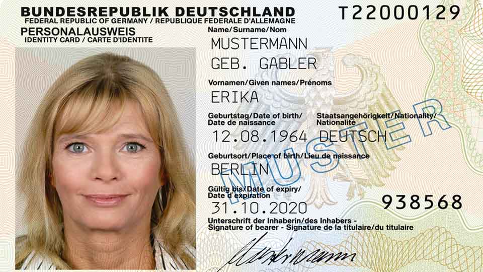 German identification papers