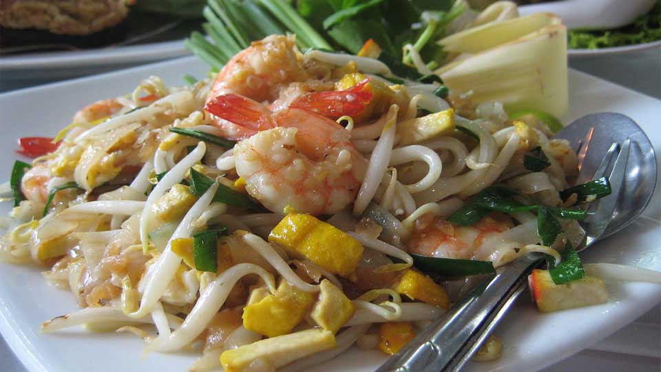 Pad Thai Presented Western Style