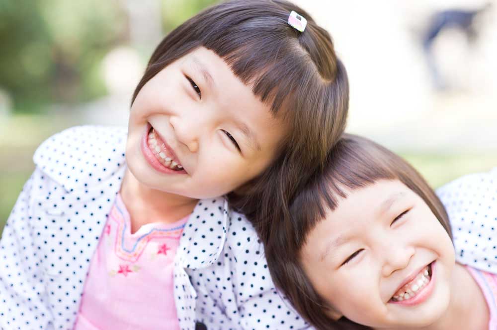 Two adorable Thai girls