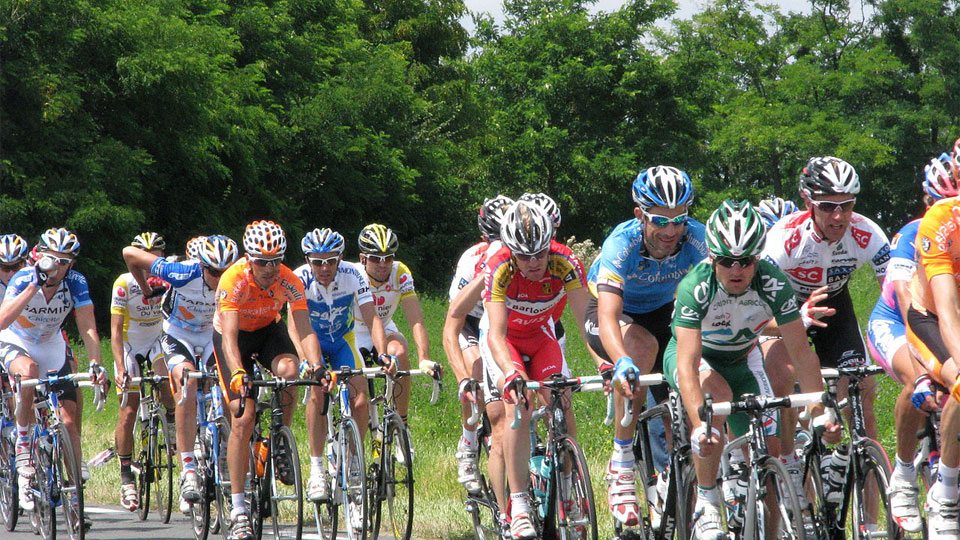 Tour De France bicyclists