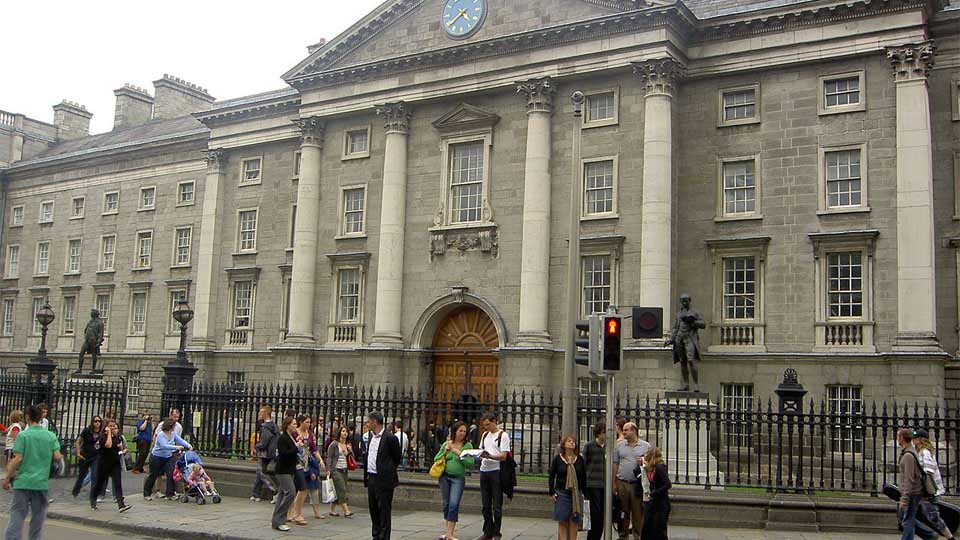 Stately University Building In Dublin
